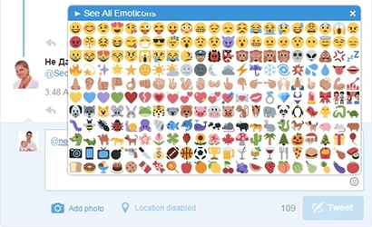 twitter emoji indirects